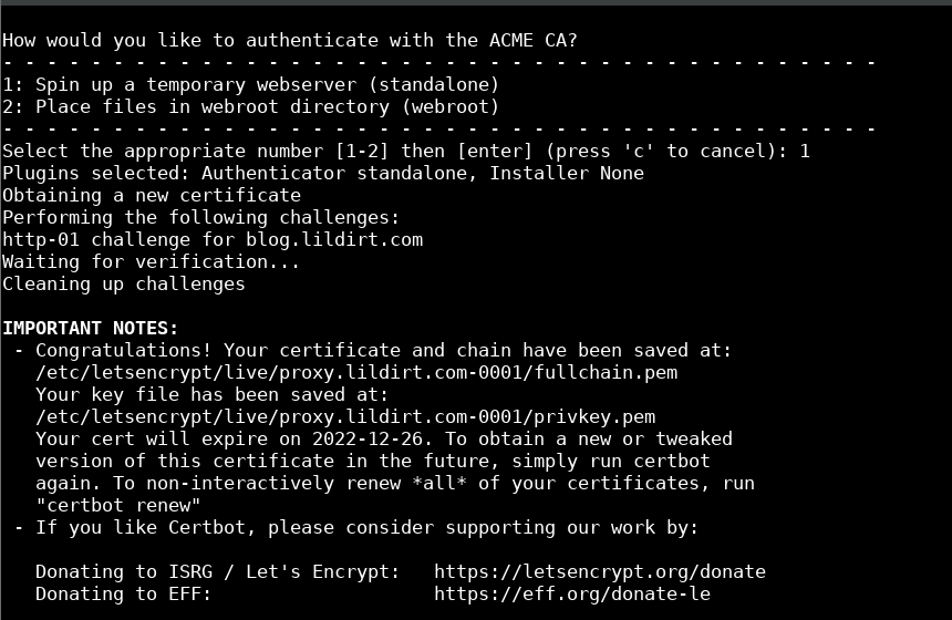 Image: Let&rsquo;s Encrypt update